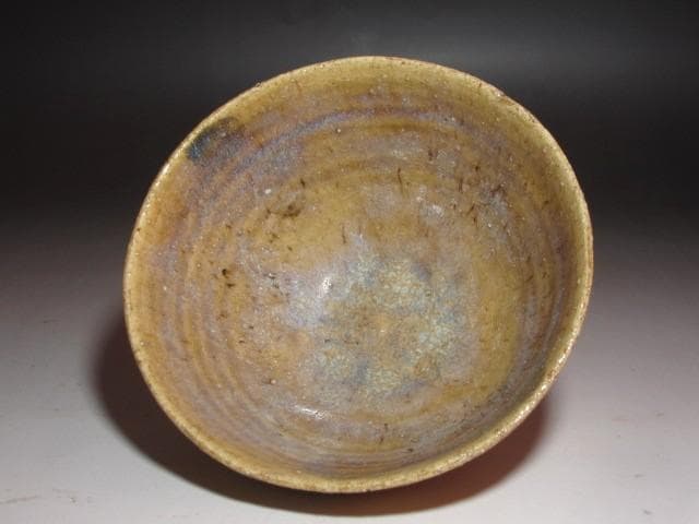 ☆　時代　黄瀬戸茶碗　鳥兎　表千家　十四代　而妙斎の花押がございます☆y603