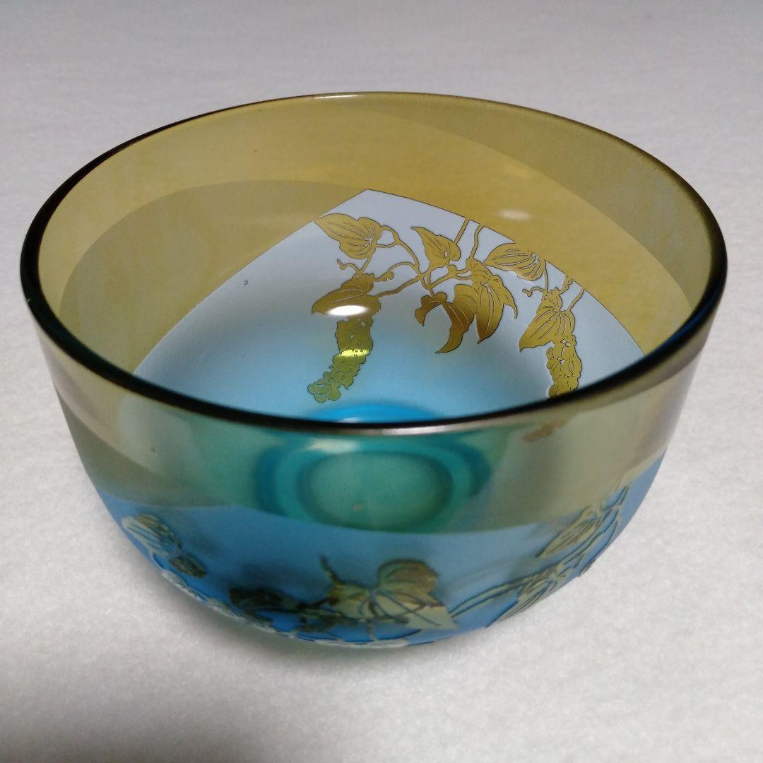 硝子のお抹茶碗