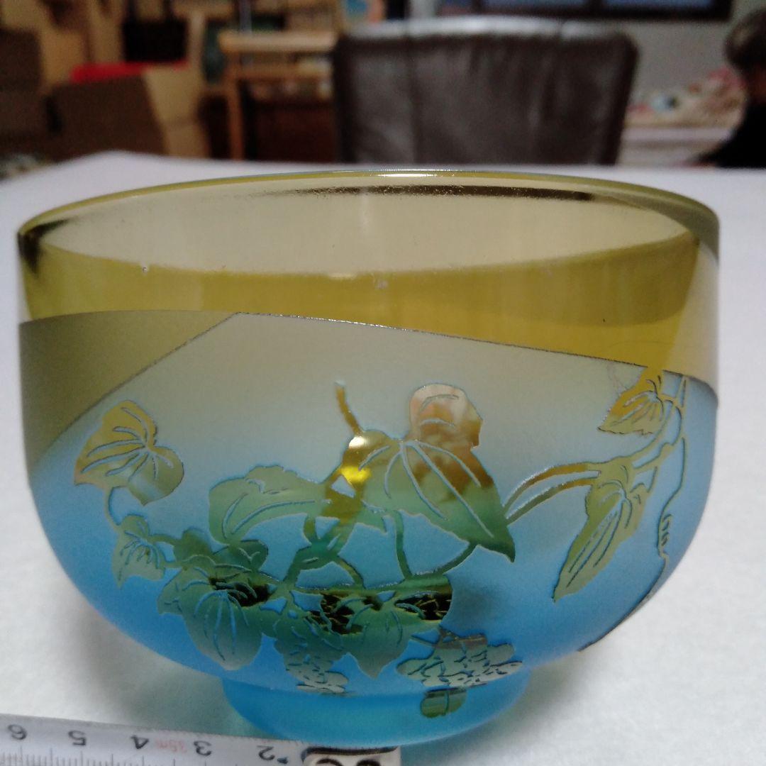 硝子のお抹茶碗