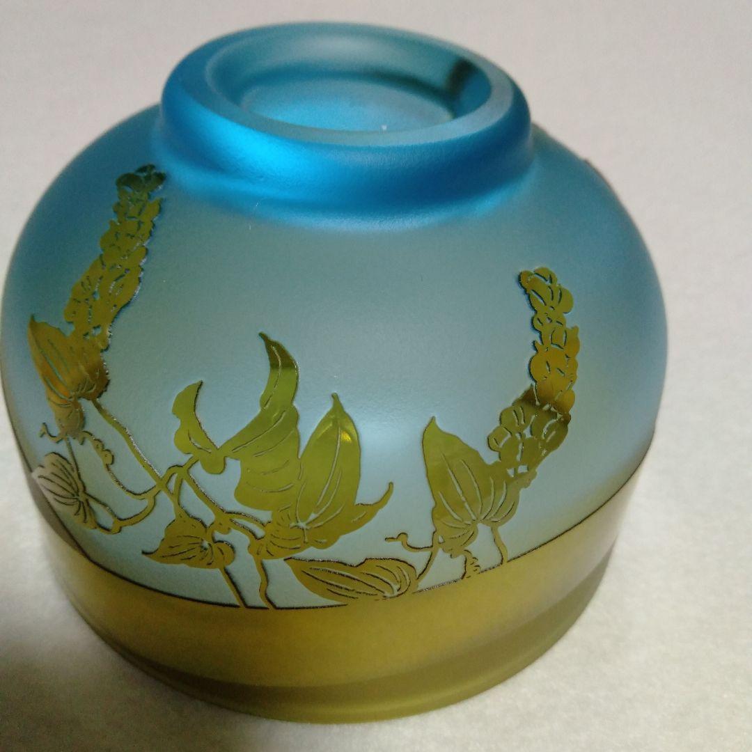 硝子のお抹茶碗