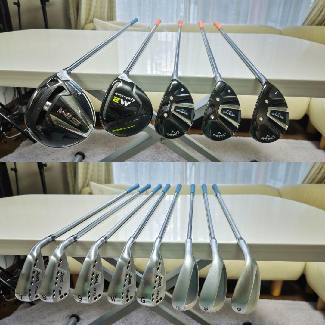 【最強初心者セット】全体完全調整13本 【キャディバッグ＆アイアンカバー付】