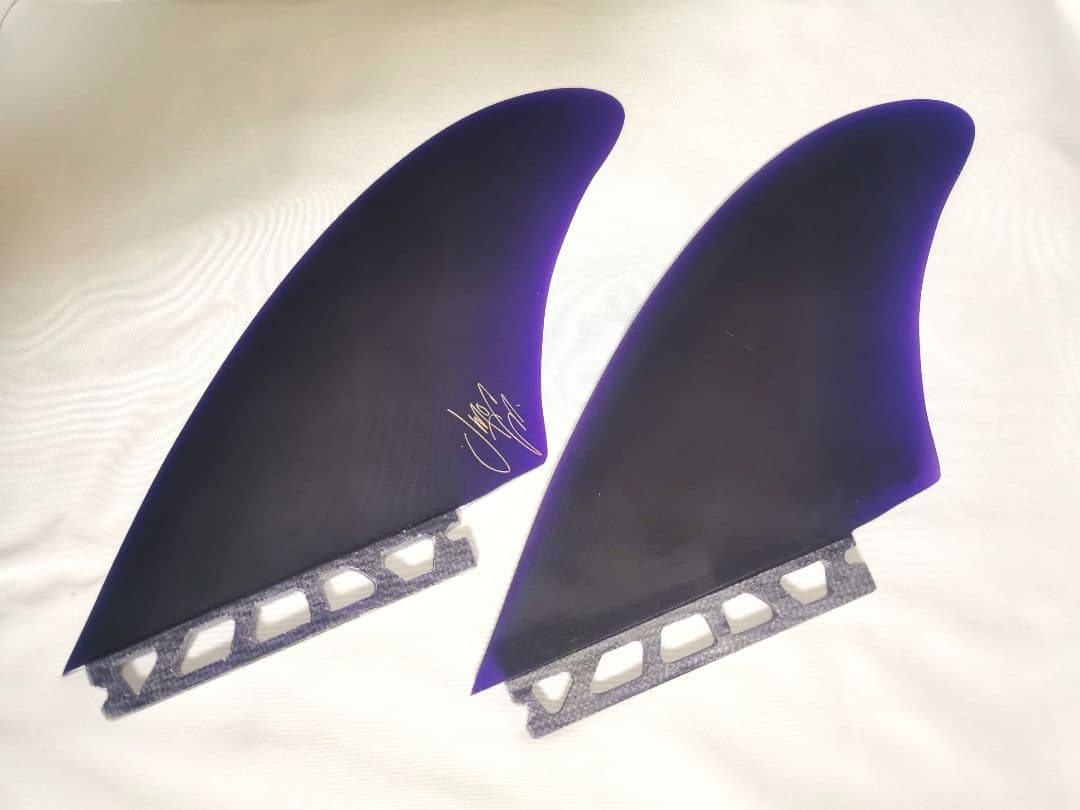 キャプテンフィン ジェフマッカラム キールフィン フューチャーフィン ツイン 紫