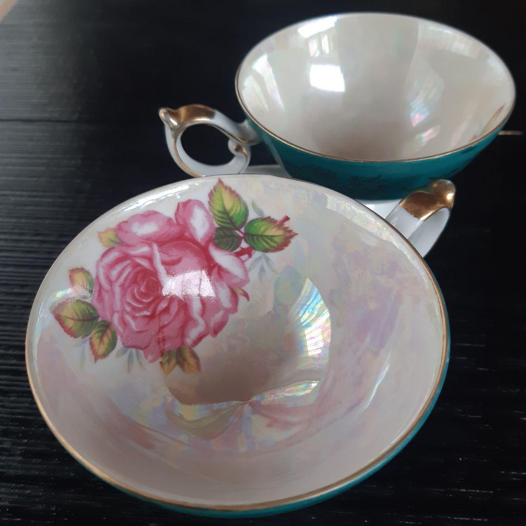  HALSEY　ヴィンテージ　 ティーカップ2客