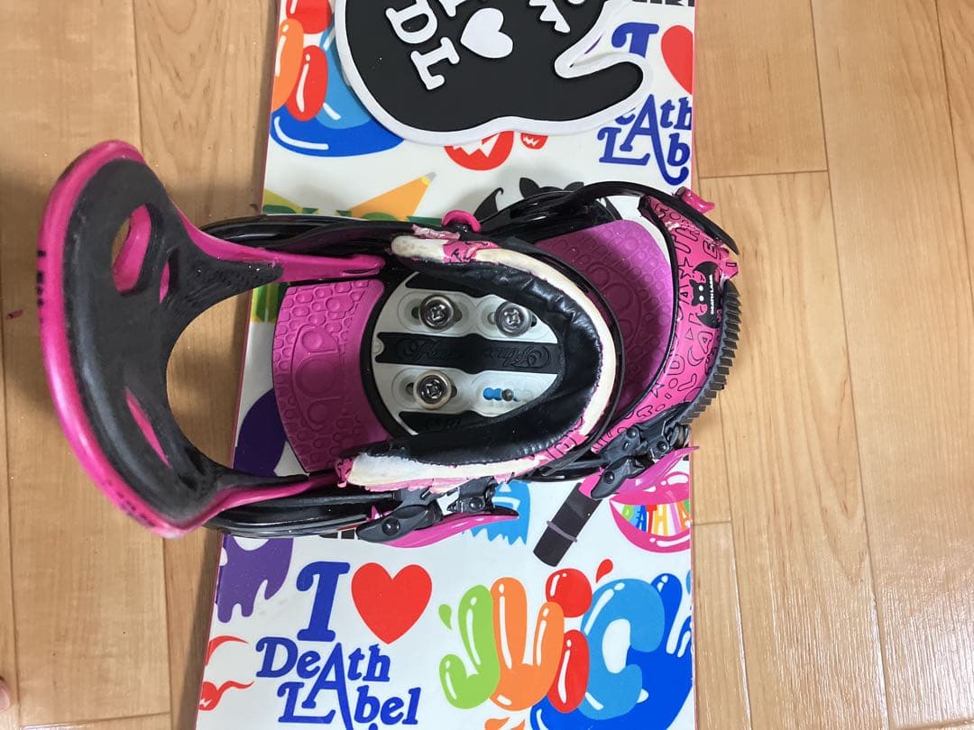 Death Label スノーボード ピンク139cm
