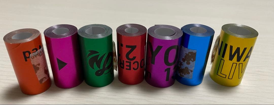 なにわ男子 1st DOME VoyAGE 銀テープ 7本セット　各色1本　7色