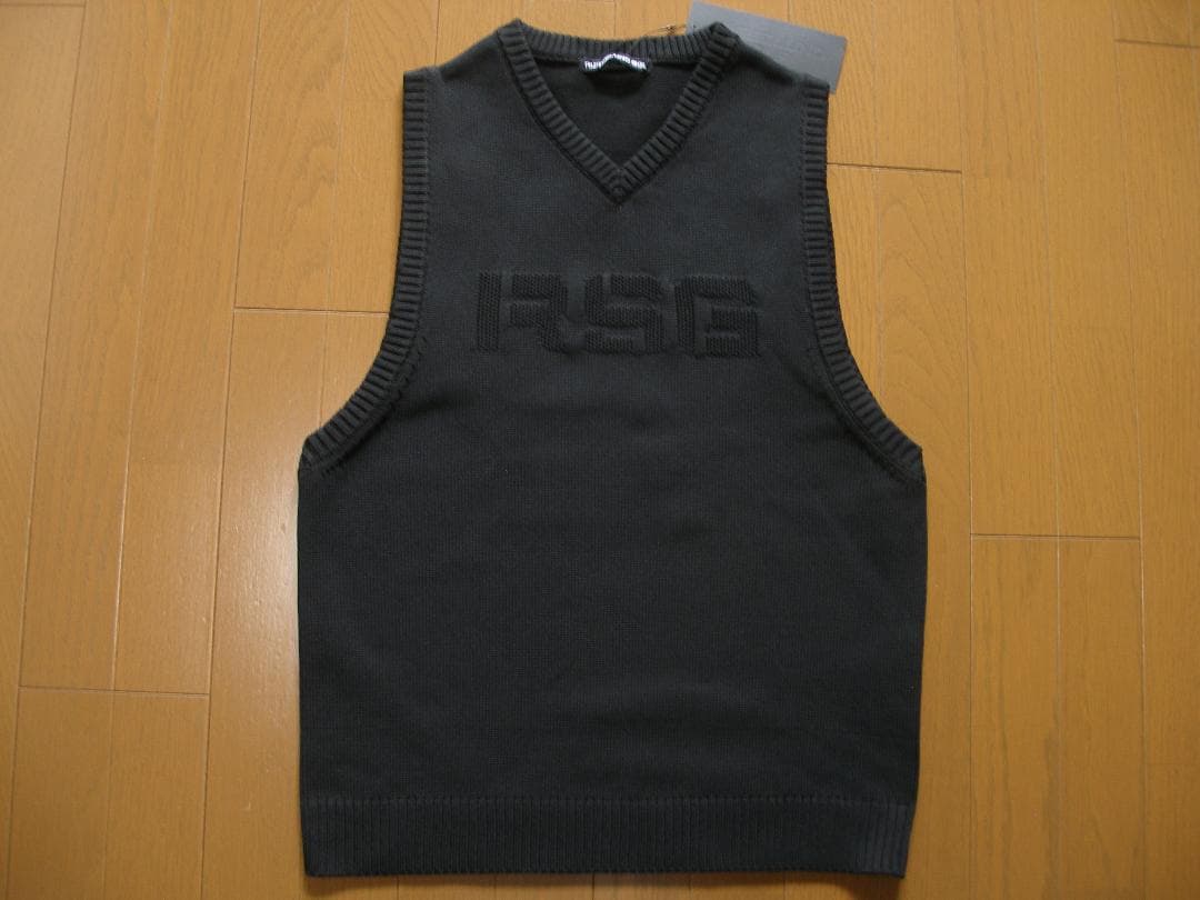 ラッセルノ ゴルフ ニットベスト 501 メンズLサイズ(5) BLK 新品