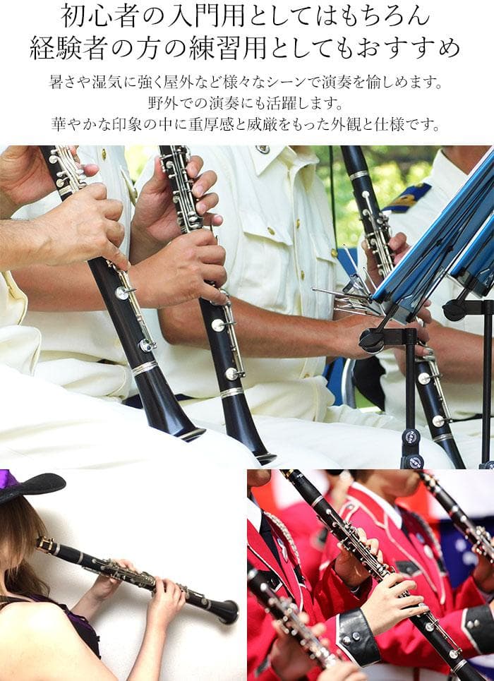 新品 未使用 送料無料 クラリネット セット 予備 リード付
