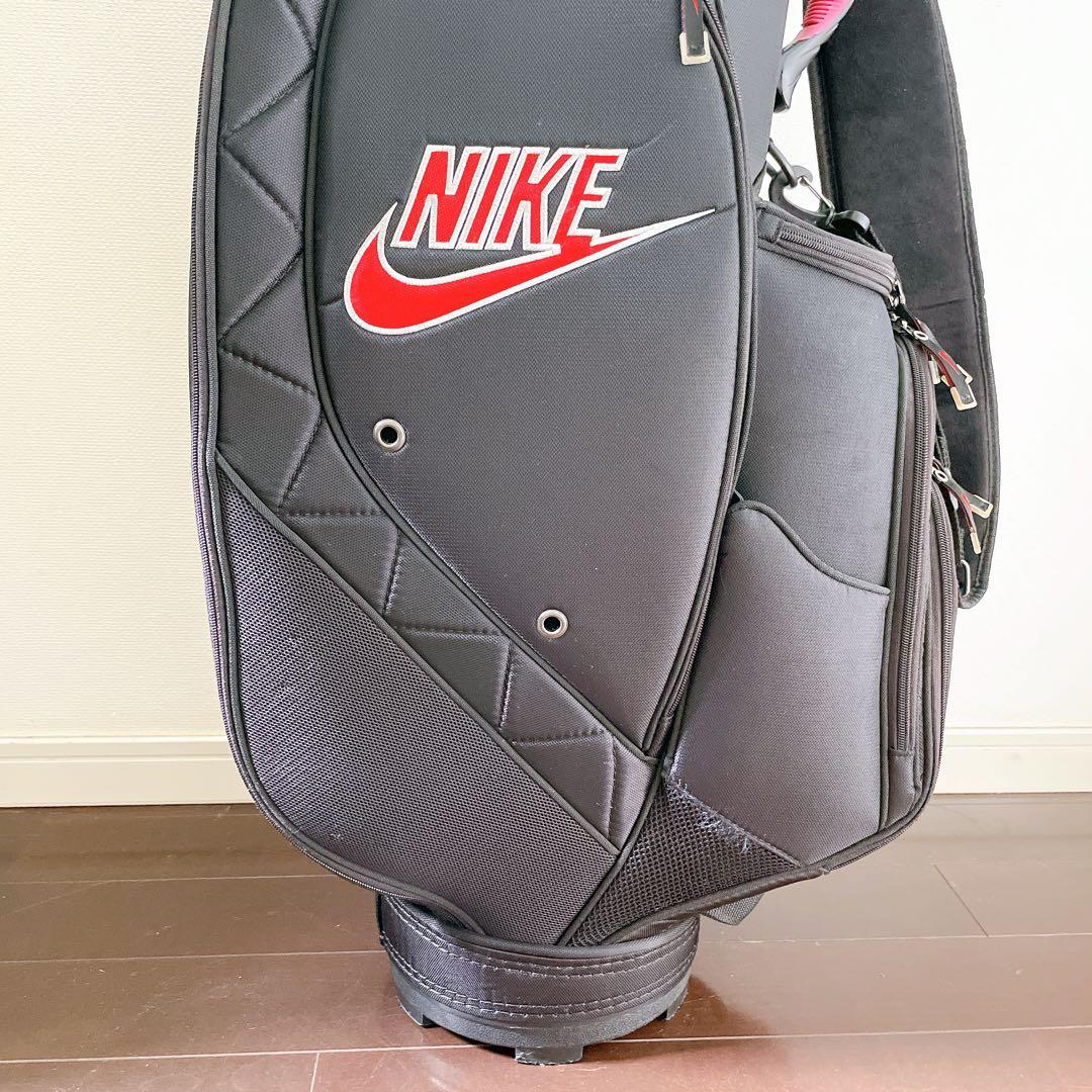 廃盤　NIKE ナイキゴルフ　キャディバッグ ブラック/レッド