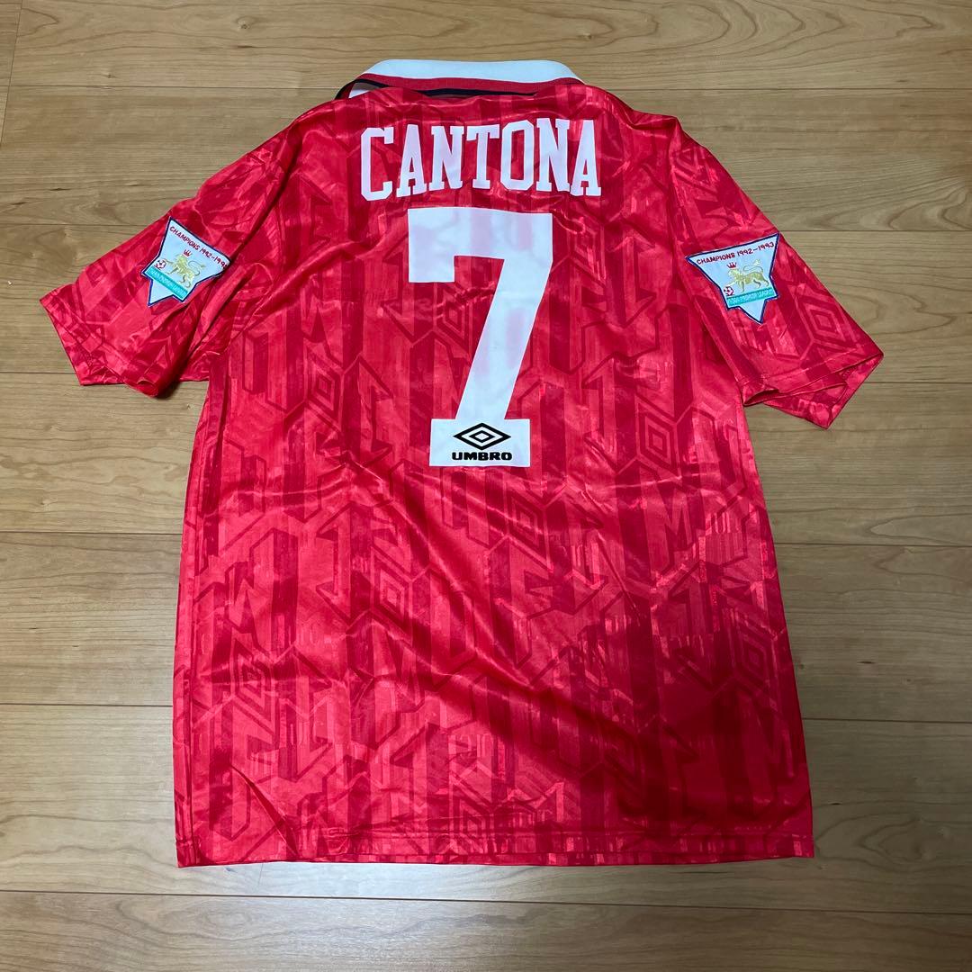 サッカーユニフォーム　マンチェスター・ユナイテッド エリックカントナ　サイズL