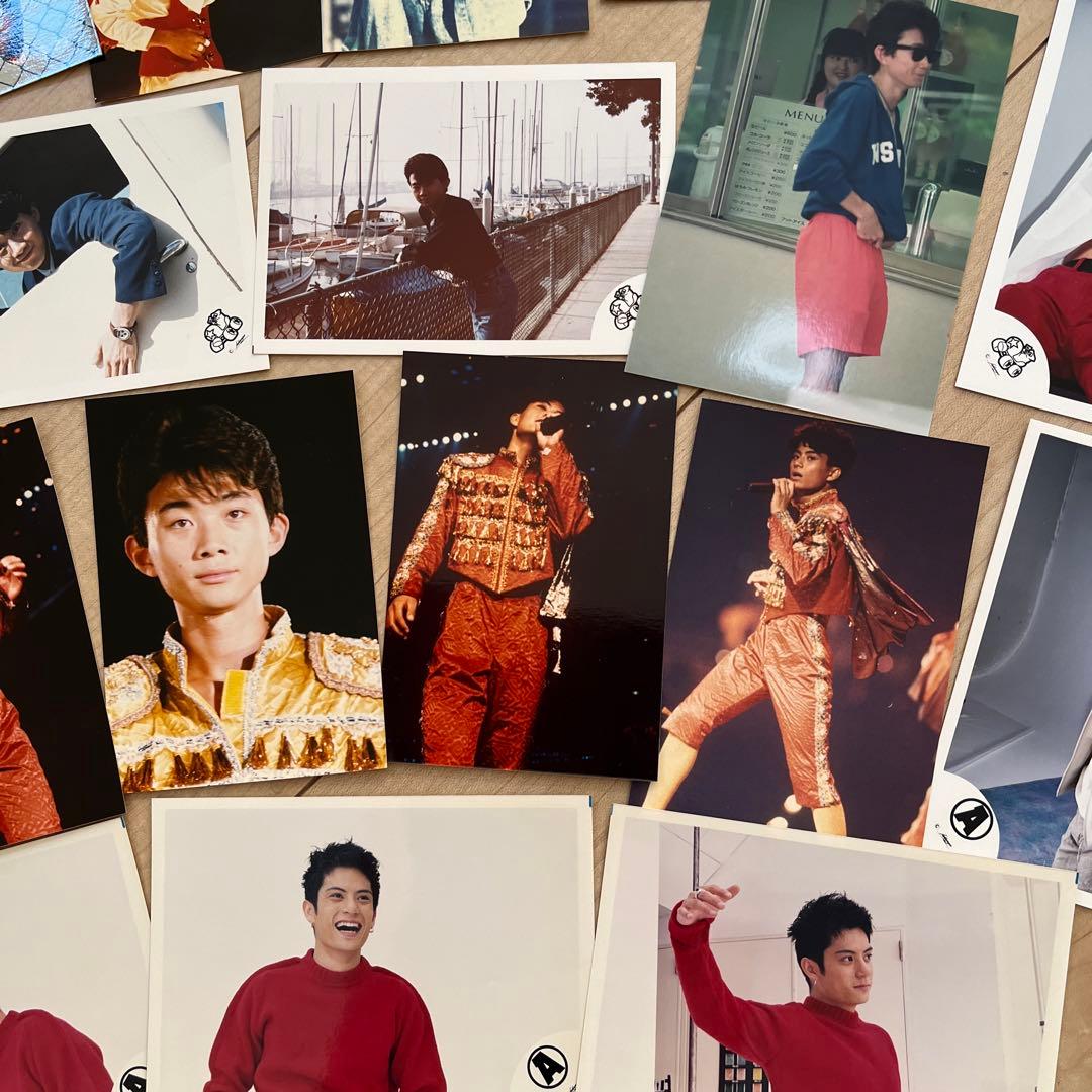 【東敦子】佐藤敦啓、内海光司、写真60枚位！うちわ…貴重２本！！