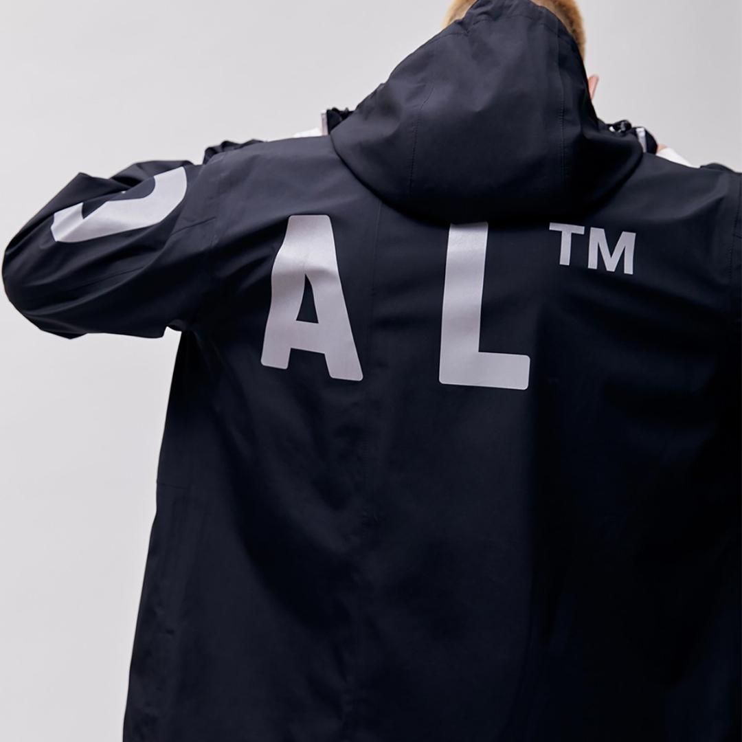 GOAL STUDIO ナイロンジャケット ウィンドブレーカー ブラック ロゴ