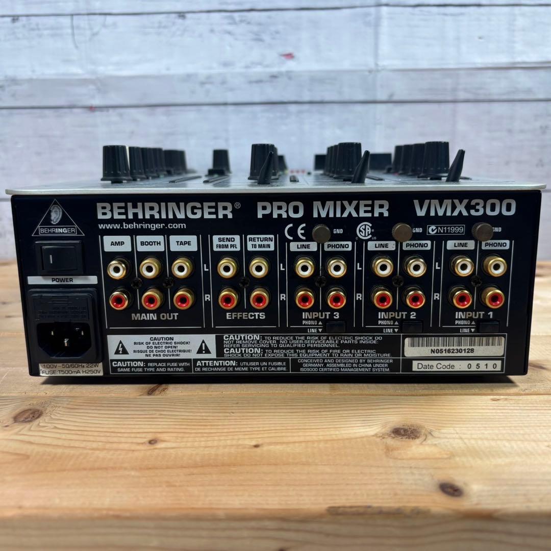 【商品名】 Behringer VMX300 DJミキサー　メンテ、動作確認済み