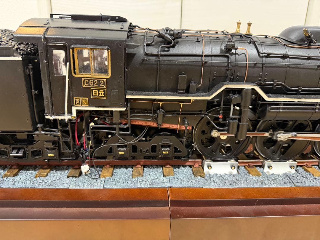 【完成品】デアゴスティーニ　週刊パーツ付クラフトマガジン 蒸気機関車Ｃ６２を作る