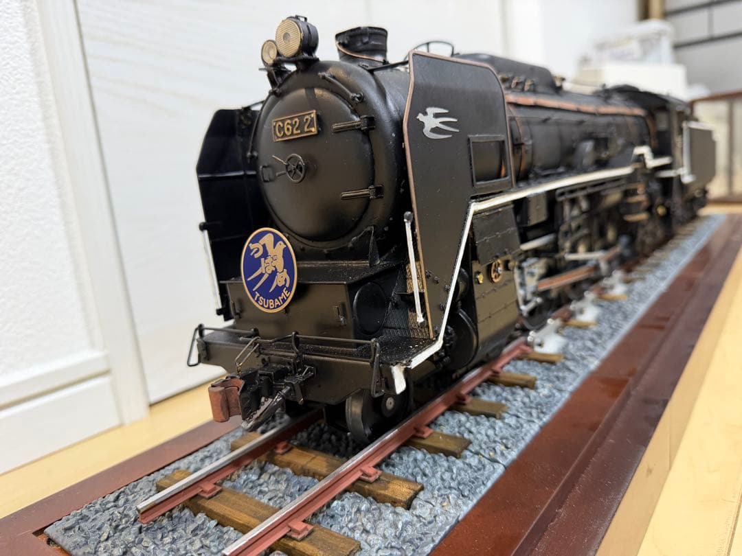 【完成品】デアゴスティーニ　週刊パーツ付クラフトマガジン 蒸気機関車Ｃ６２を作る