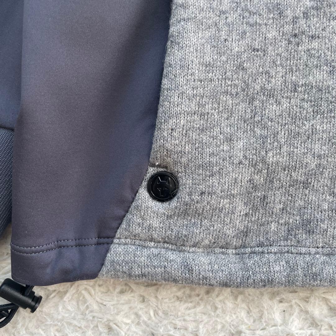 美品　GREYSON 長袖　マルチカラー　ジップ　フリース