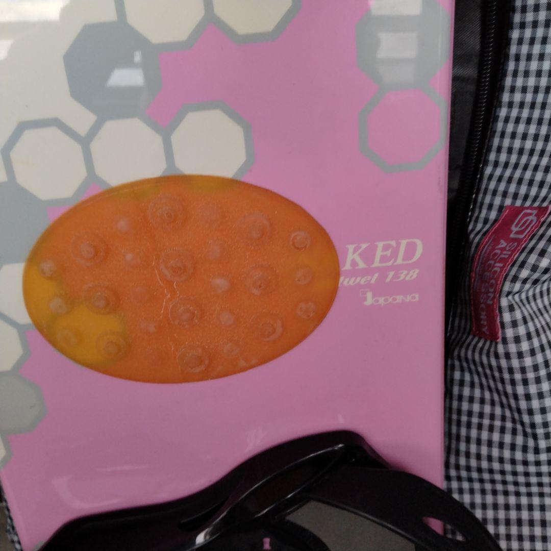 NAKED スノーボード　ビンディング　ホワイト ピンク