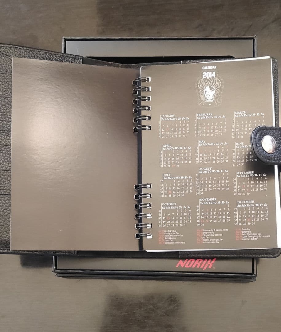 スケジュール帳 ライダースタイプ