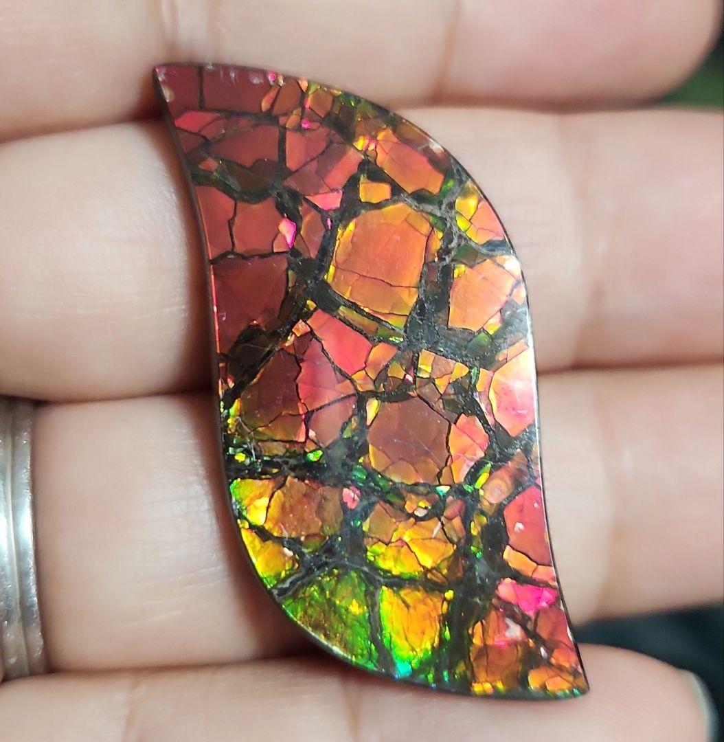 高品質！特大！天然アンモライト 30.233ct