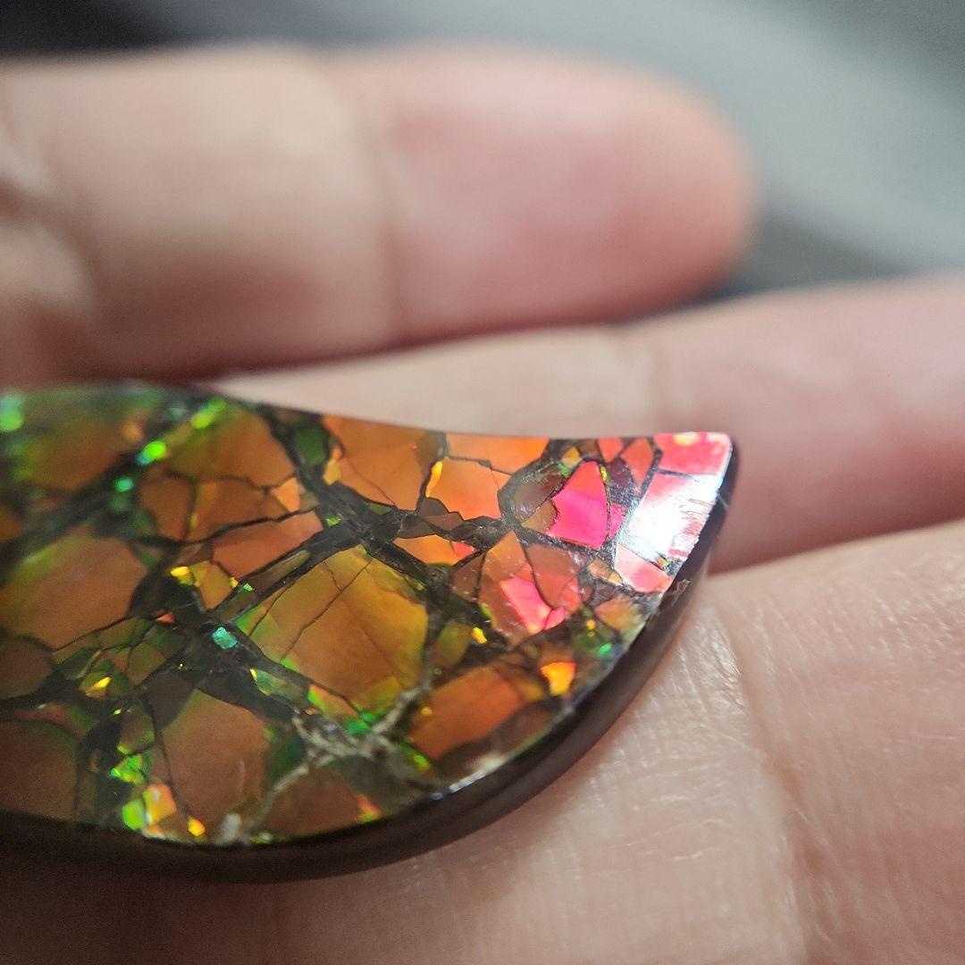 高品質！特大！天然アンモライト 30.233ct