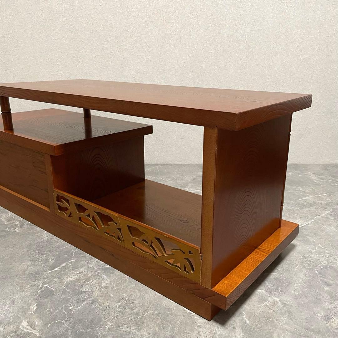 曙工芸　置き床和家具　和室置床置飾り棚 盆栽台　サイドボード 昭和レトロ