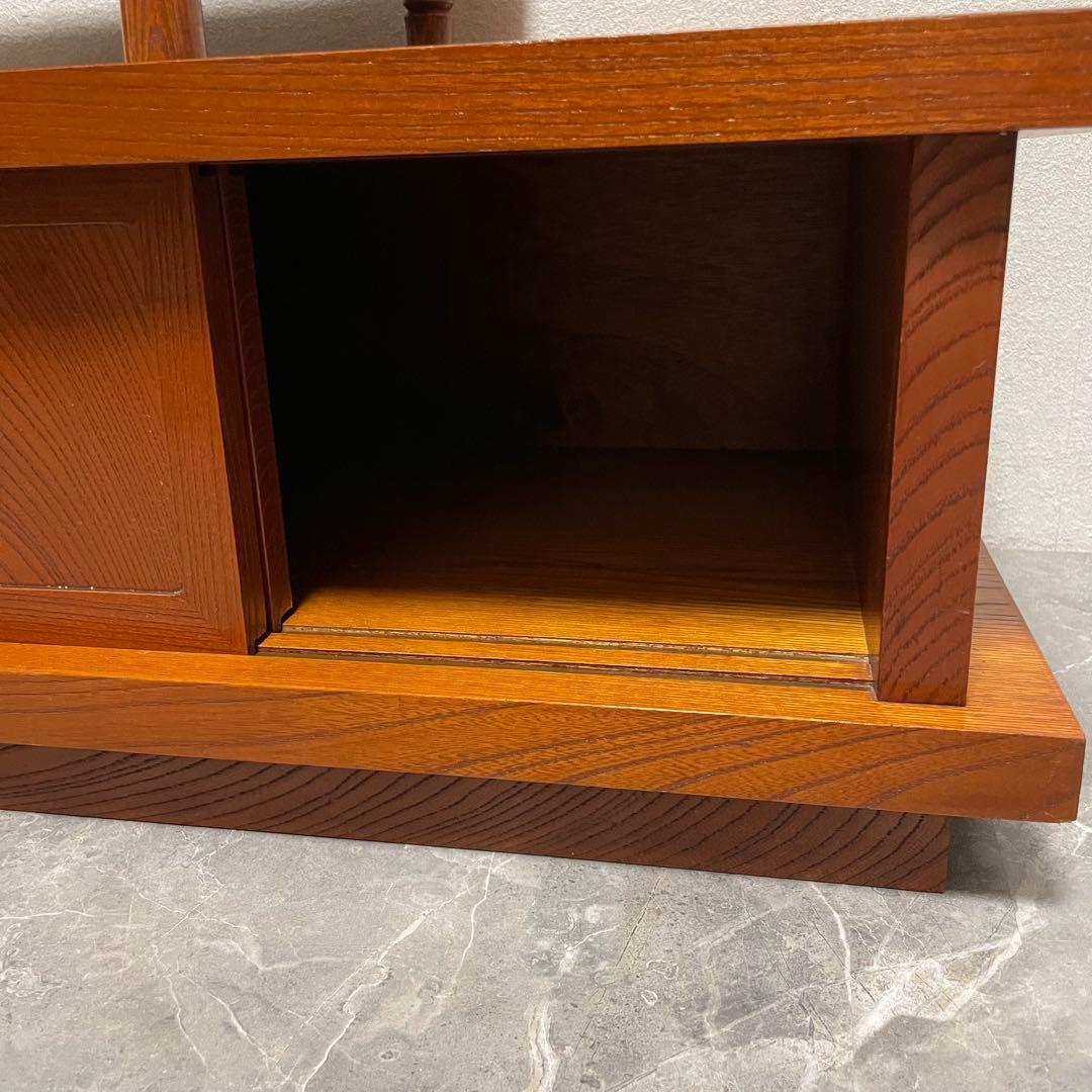 曙工芸　置き床和家具　和室置床置飾り棚 盆栽台　サイドボード 昭和レトロ