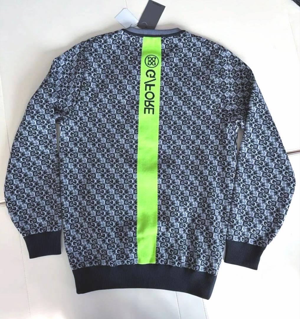 G/FORE セーター メンズ 2 グレー/ブラック/グリーン 新品