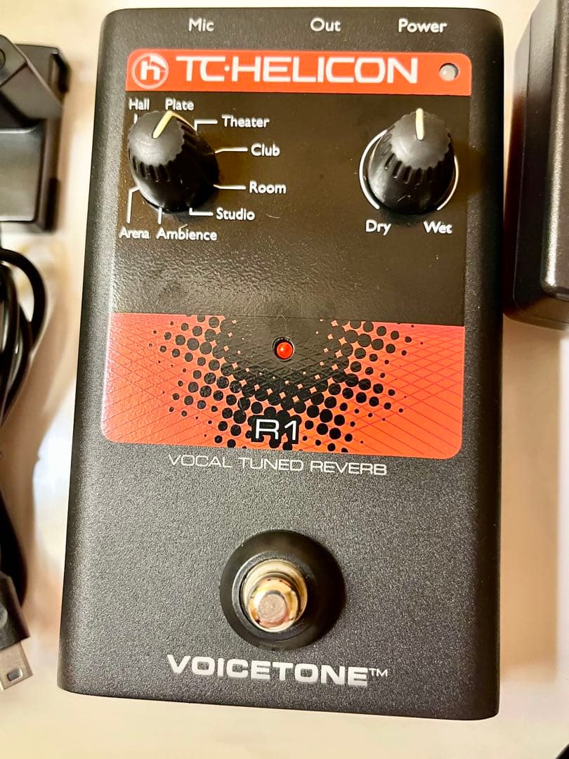 ボーカル用コンパクトエフェクター リバーブVoiceTone R1 ユーズド美品