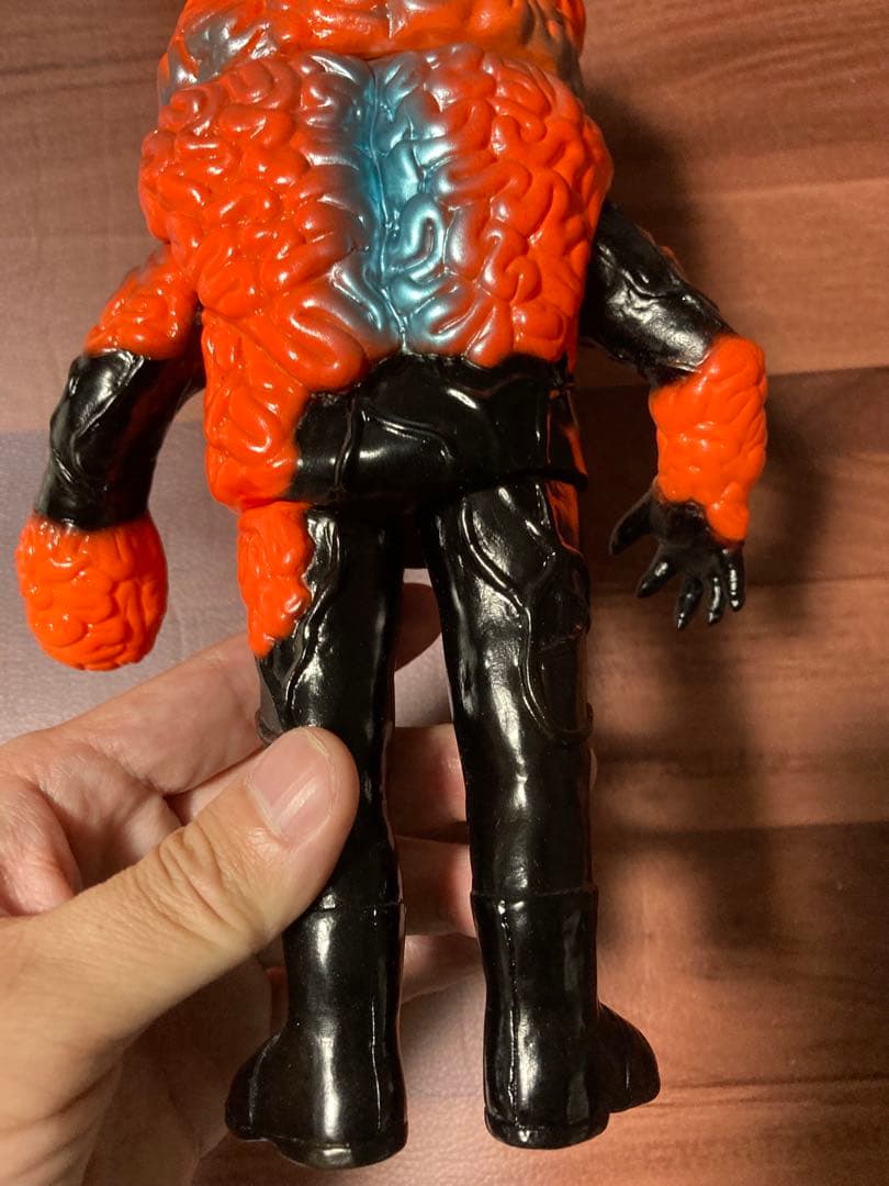 超人怪人工房　ノウゲルゲ　オレンジ色　ソフビ　バロムワン