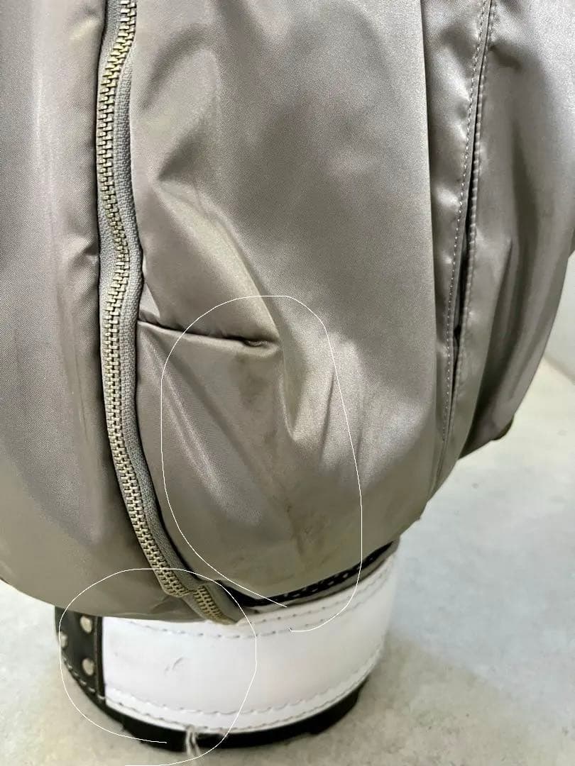 考英舎　9型　3.3キロ　シルバーグレー　キャディバッグ