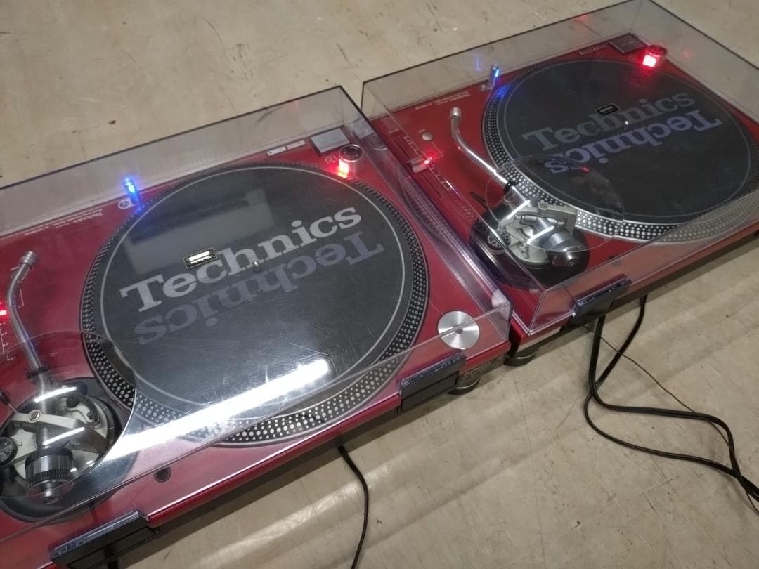 美品！レア！レッド！ Technics SL-1200 MK3D 2台セット！