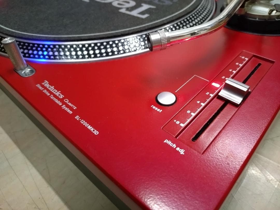 美品！レア！レッド！ Technics SL-1200 MK3D 2台セット！