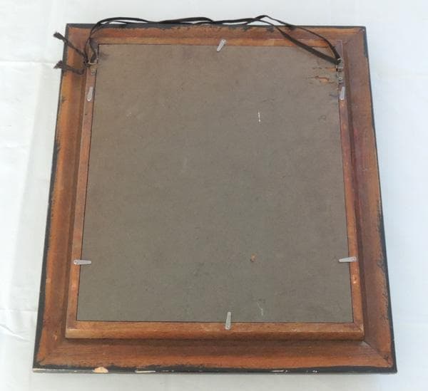 ▼ 田巻洋一 ▼ 1988年制作 肉筆油絵 風景画　F3　額装品