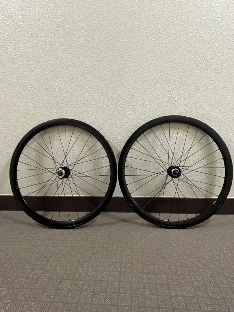 ピストバイクホイール 前後セット 競輪 700c ディープリム