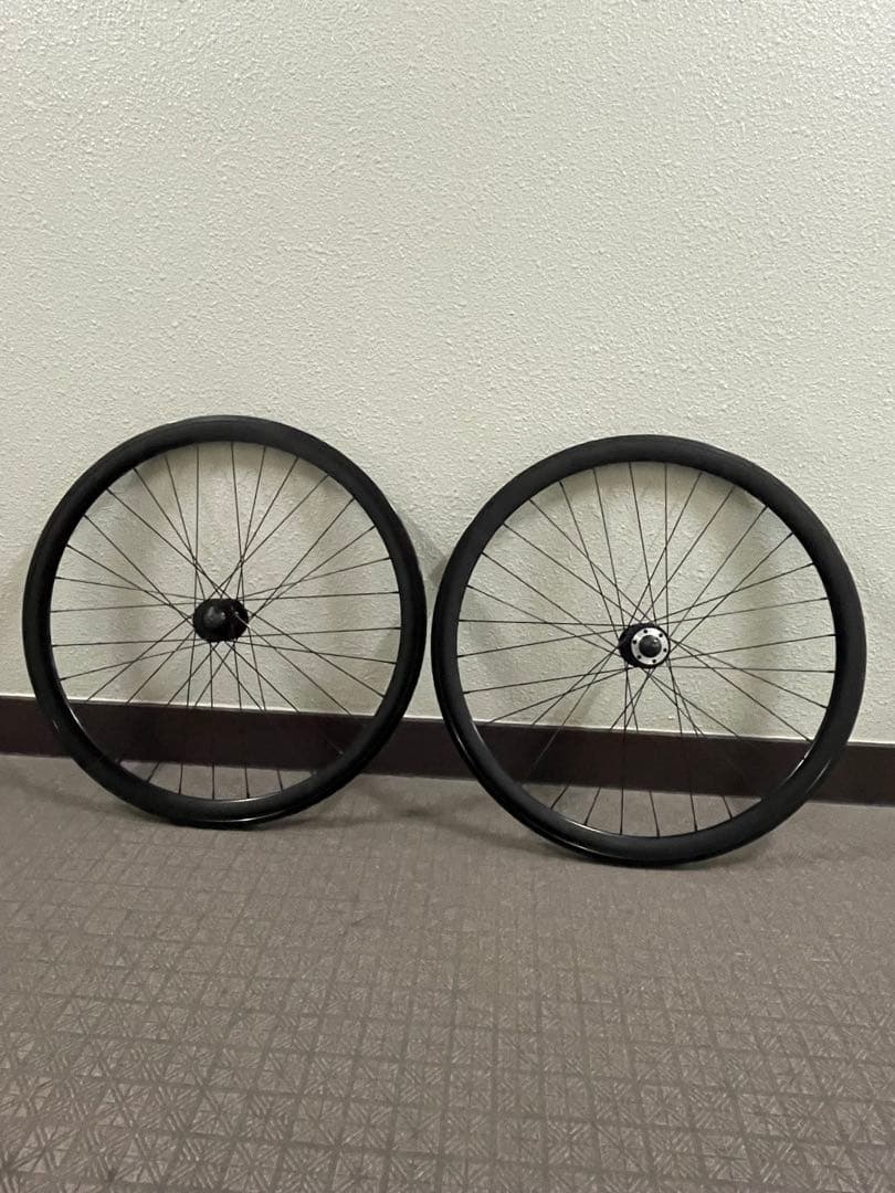 ピストバイクホイール 前後セット 競輪 700c ディープリム