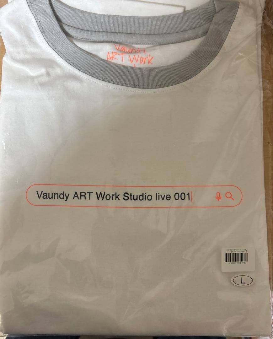 Vaundy ART Work Studio live 001 Tシャツ東京公演