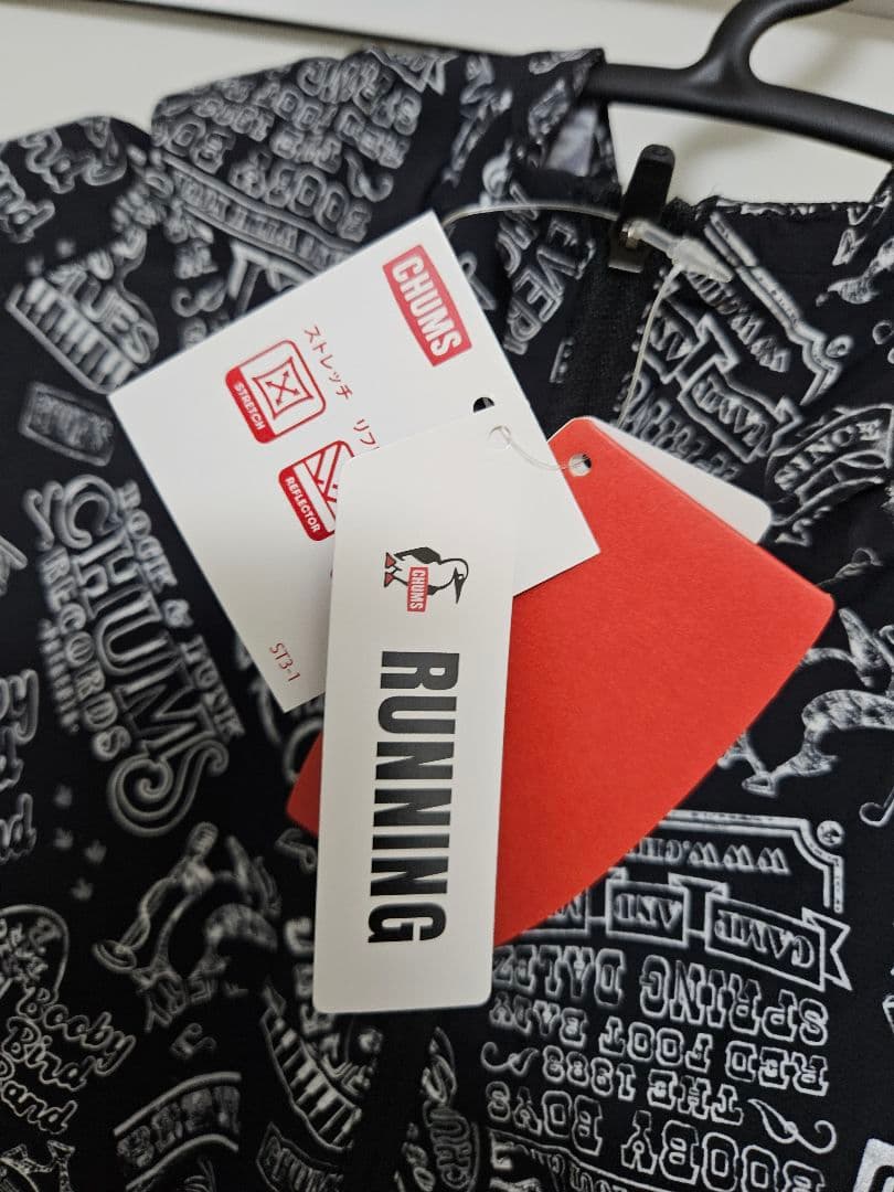 CHUMS ランニングジャケット ナイロン Woman L 撥水加工 フルジップ