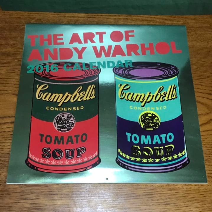 andy warhol カレンダー　2013-2020の8年分