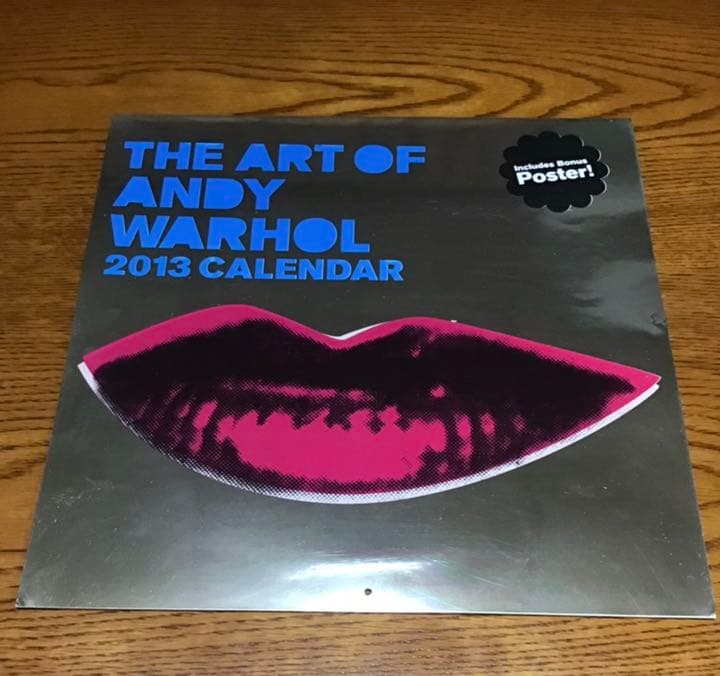 andy warhol カレンダー　2013-2020の8年分