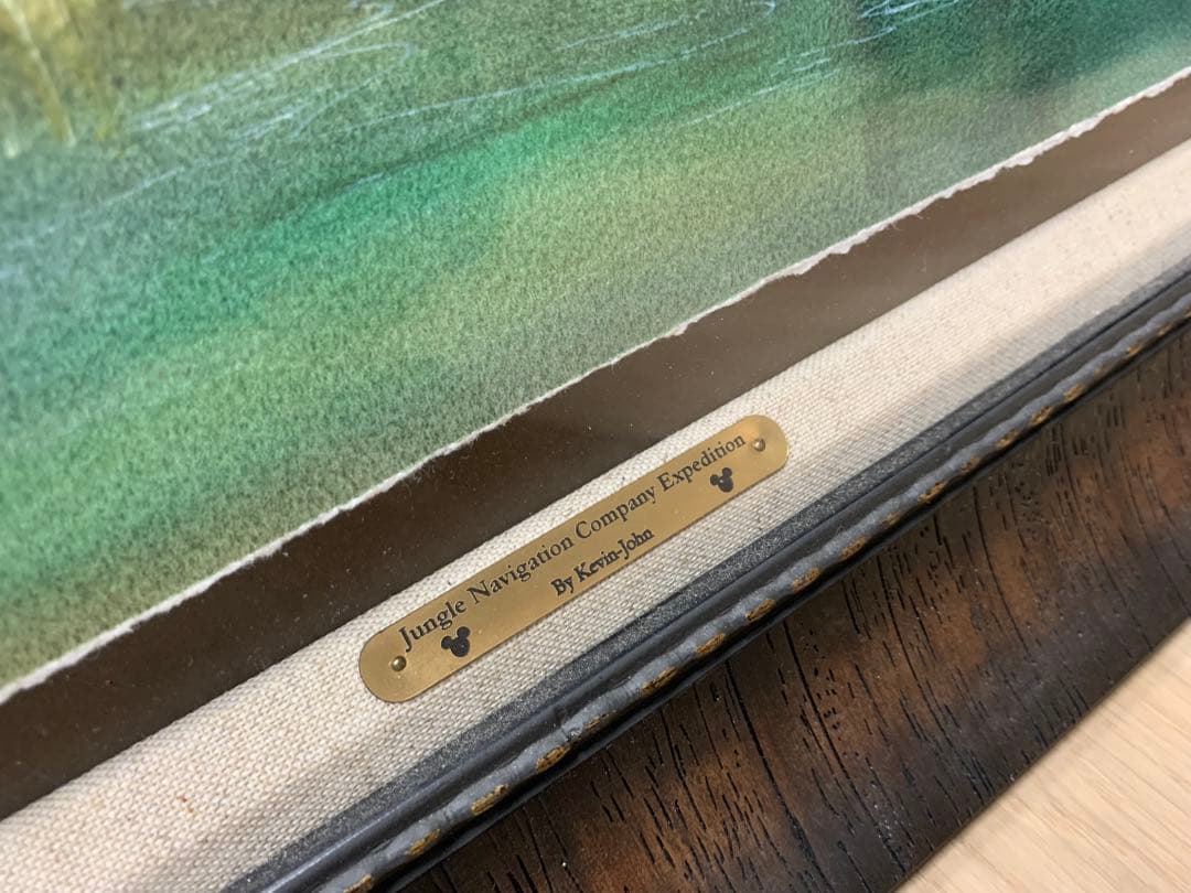 ディズニー　ジャングルクルーズ　絵　アート　レア disney fine art