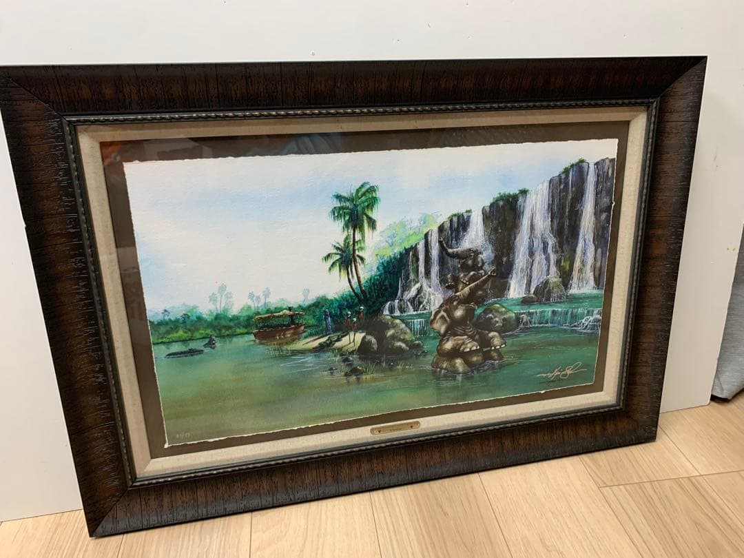 ディズニー　ジャングルクルーズ　絵　アート　レア disney fine art