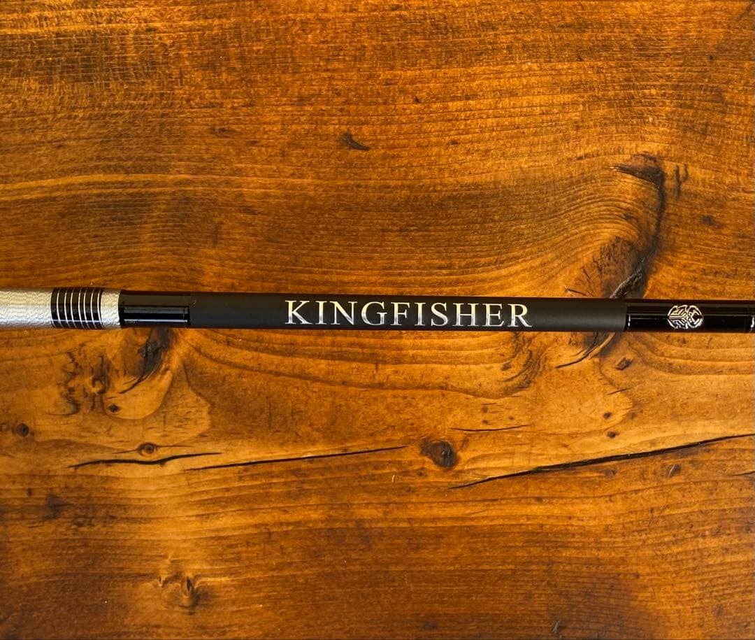 トラウトロッド　パックロッド　スピニングロッド　渓流釣り　グラス　カワセミ模様