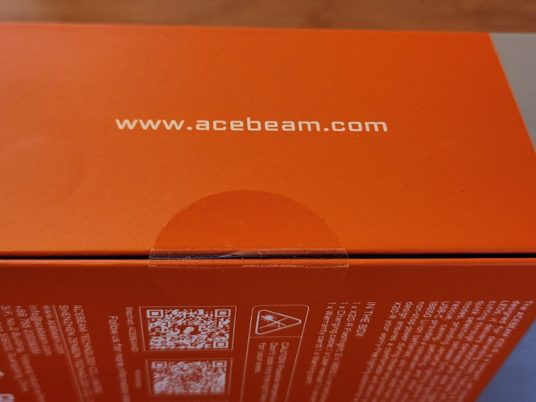 ACEBEAM X20-R デザートタン SFT-25R 6500K 8000L
