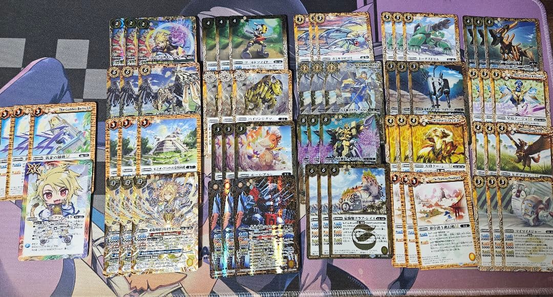 バトスピ　動玩 キニチデッキパーツ+大天使イスフィールxv3枚