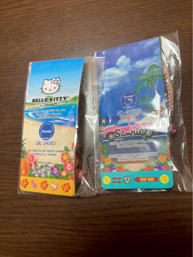 希少激レア 新品 ご当地 ハローキティ ハワイ シュノーケル 日焼け ストラップ