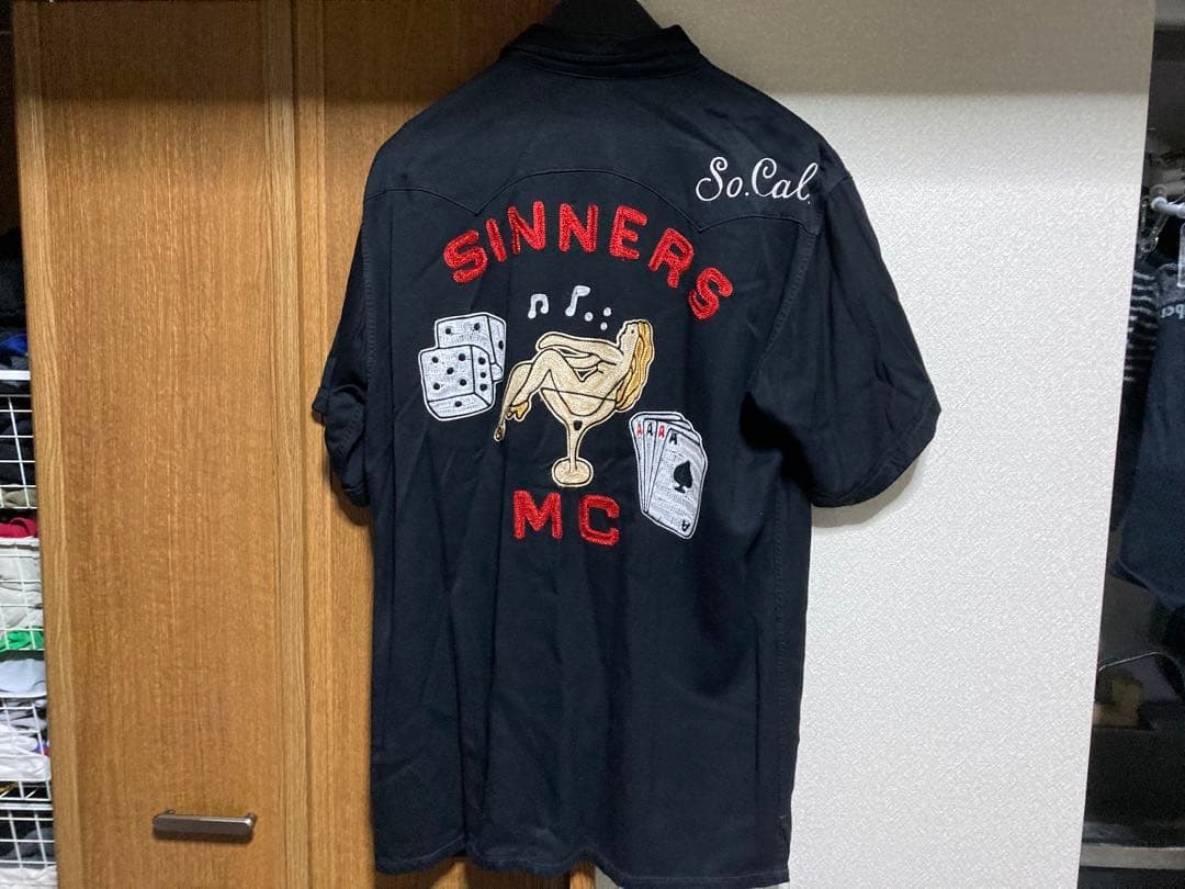 ウエストライド SINNERS MC 半袖ボーリングシャツ WESTRIDE