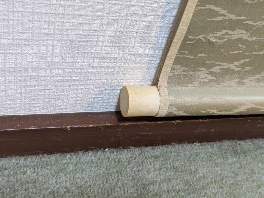 【真作】掛軸　池上秀畝　猿と春枝　水墨動物画　気品ある動物表現　共箱入　T97