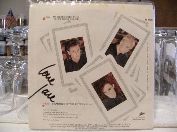 貴重★DEAD OR ALIVE デッドオアアライヴ メンバー全員 直筆サイン