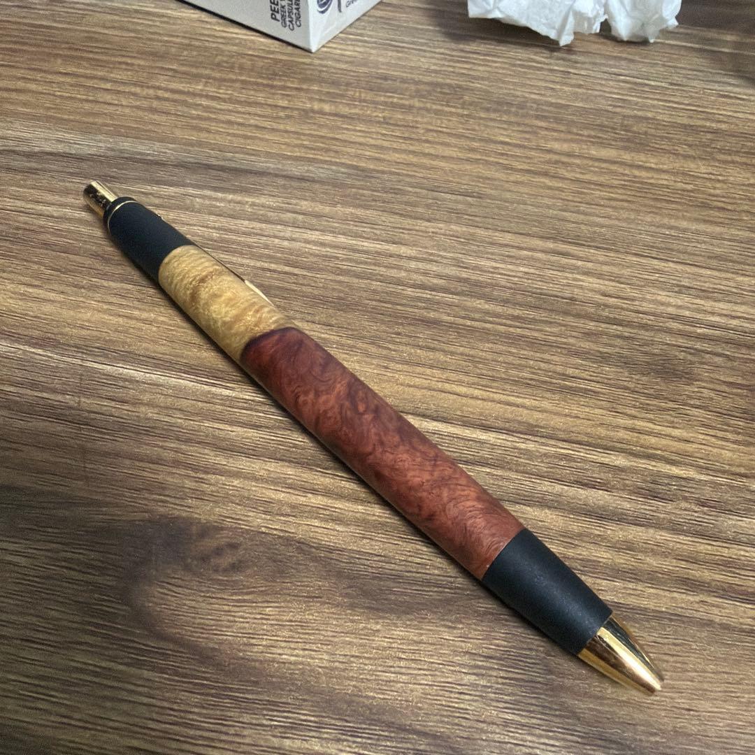 ボナンペン シャープペンシル 花梨紅白