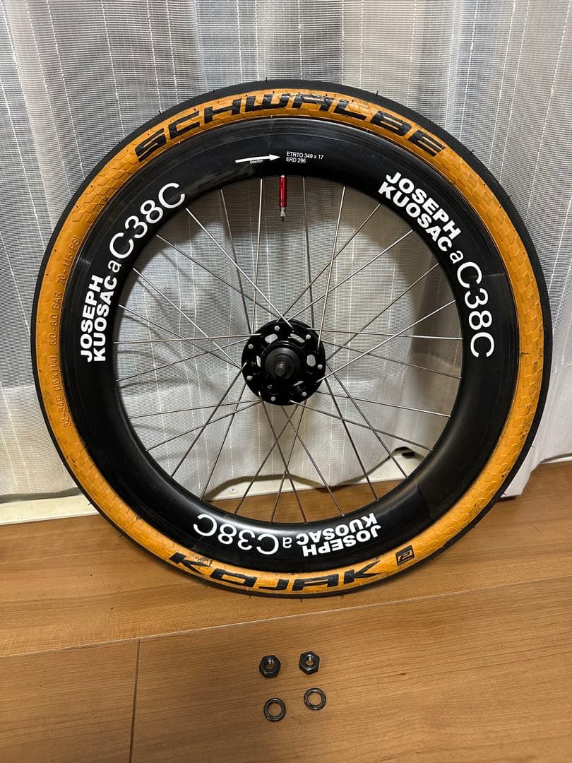 JOSEPH KUOSAC BROMPTON用　カーボンホイール　2sモデル