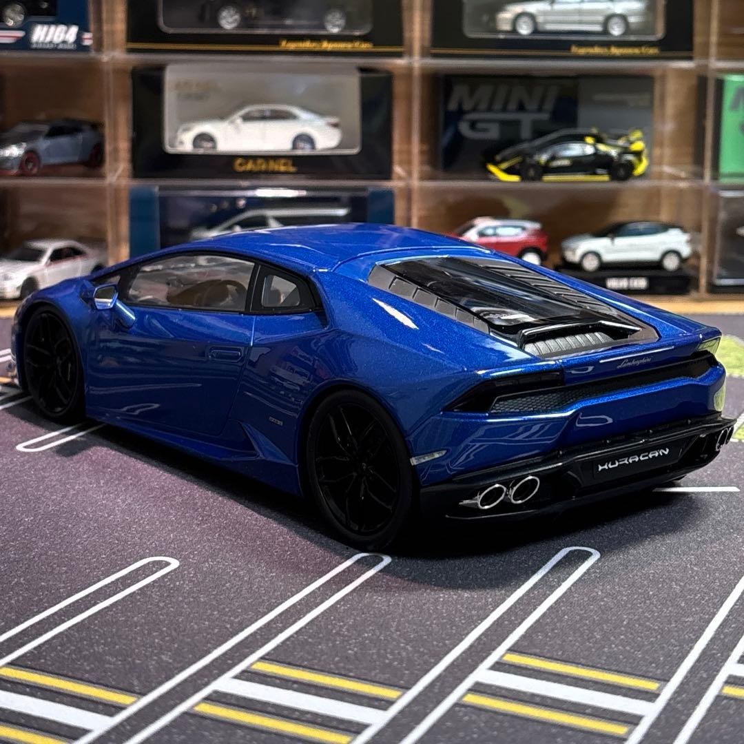 京商 1/18 ランボルギーニ ウラカン LP610-4 ブルーメタリック
